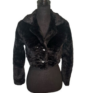 KnitWorks Faux Fur Kid Coat – Girls’